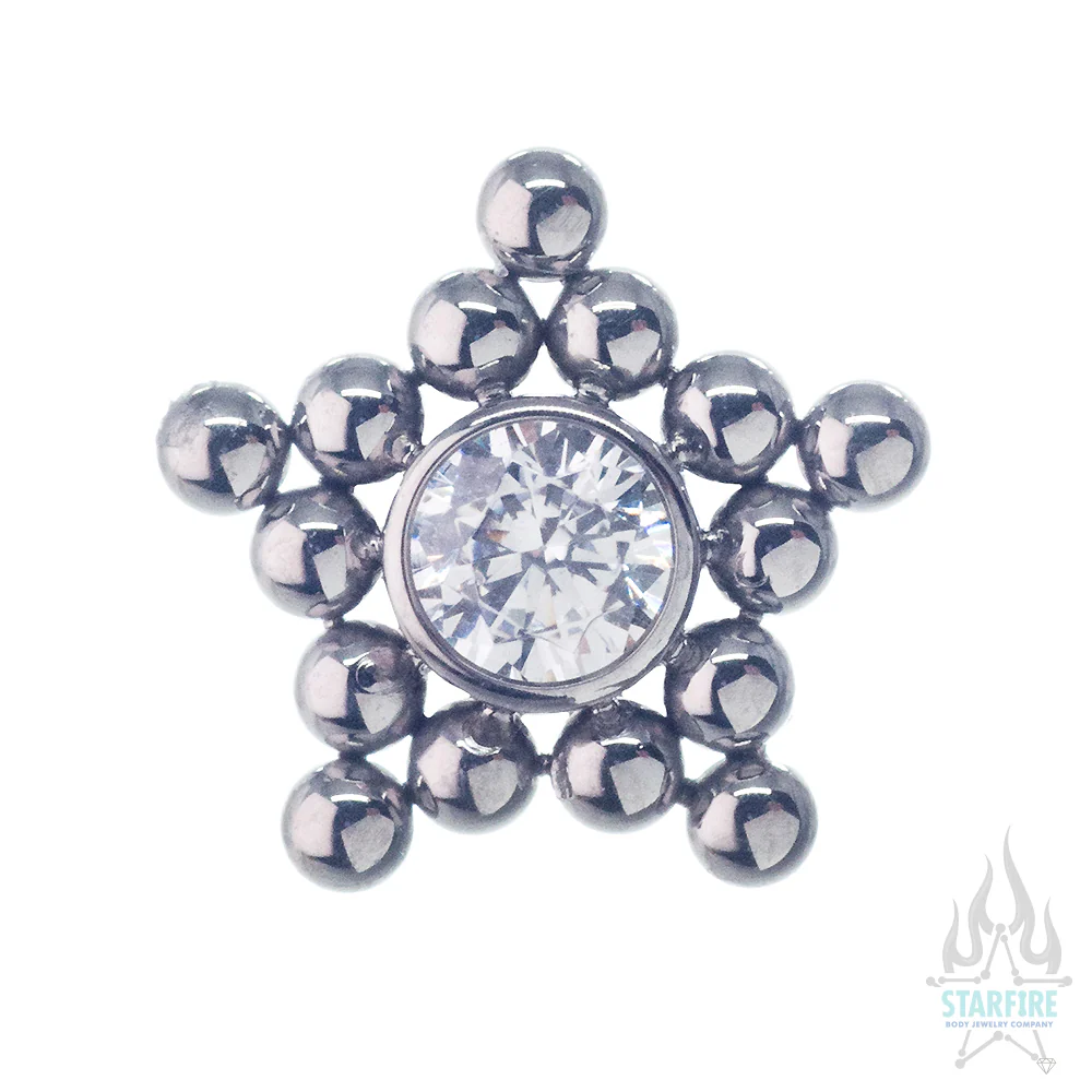 11HT-15 'Haute Couture' Faceted Gem Bezel on Flatback - Image 5