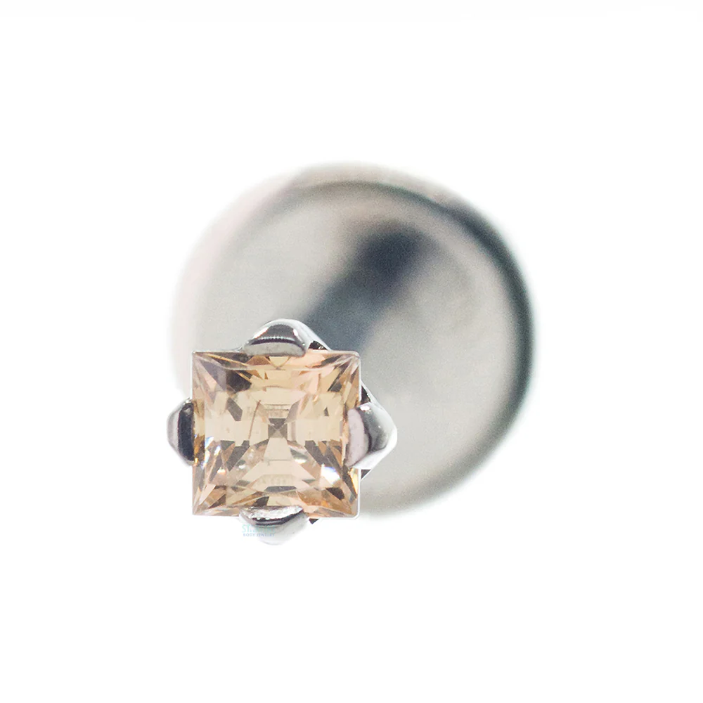 2mm Princess-Cut Gem on Flatback - Image 6