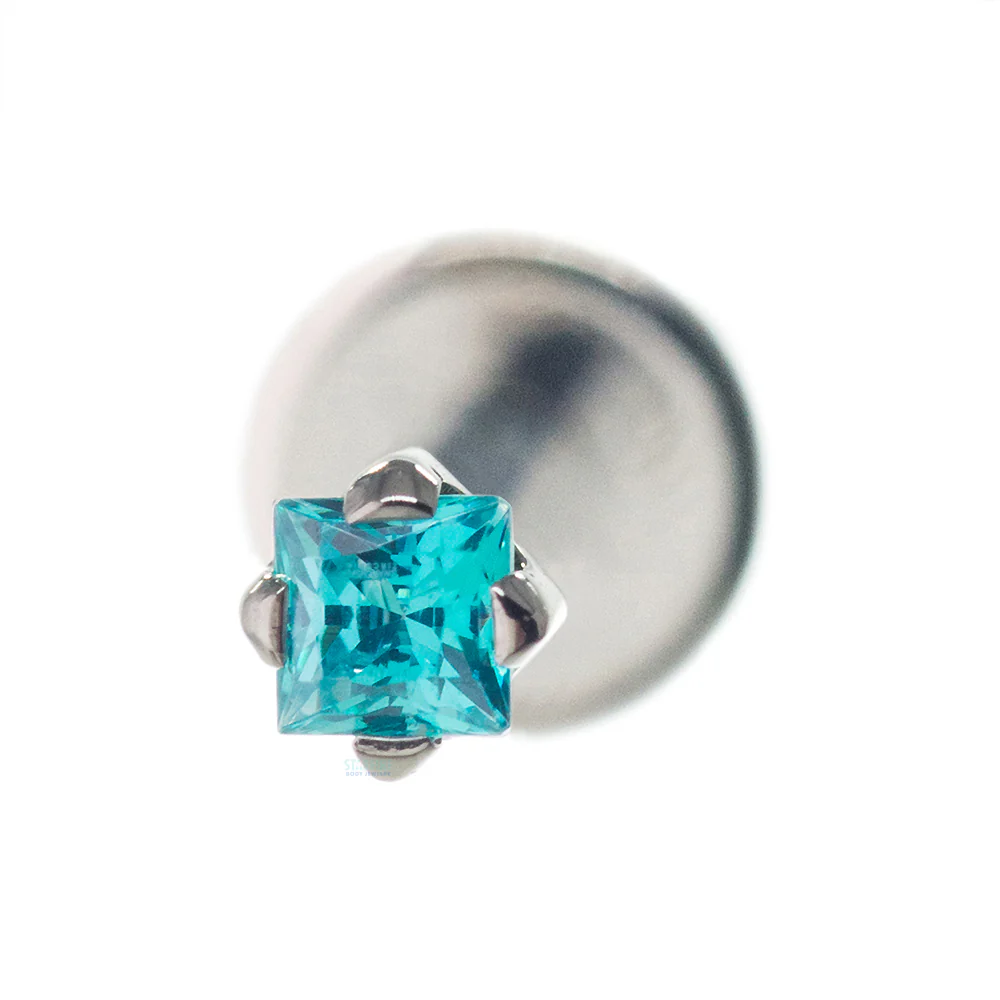 2mm Princess-Cut Gem on Flatback - Image 7
