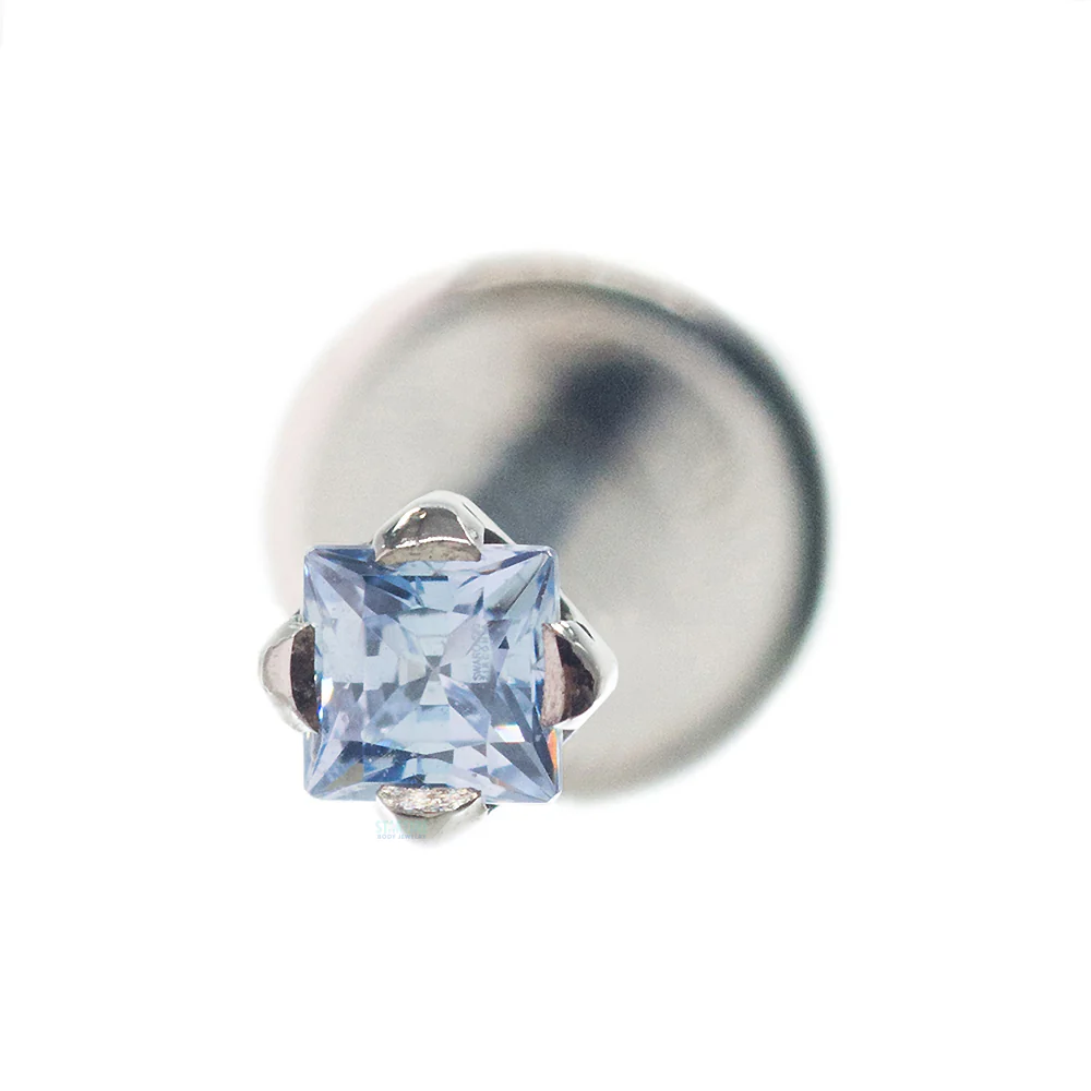2mm Princess-Cut Gem on Flatback - Image 8