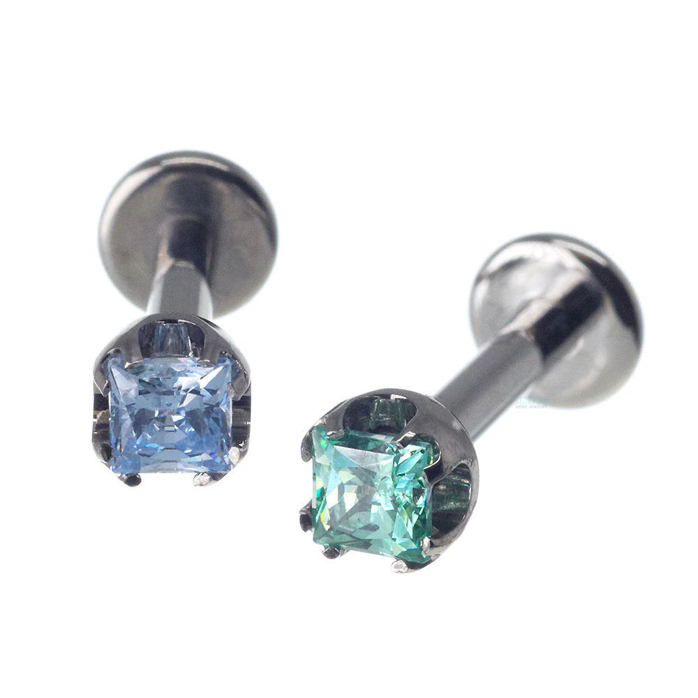 3mm Princess-Cut Gem on Flatback - Image 3