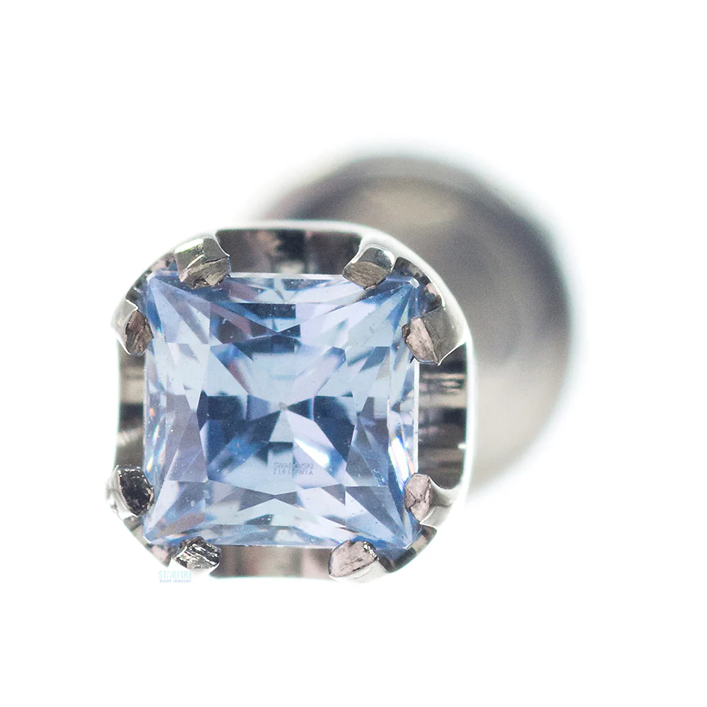 3mm Princess-Cut Gem on Flatback - Image 6