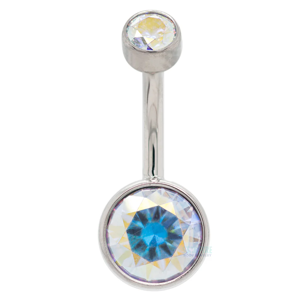Bezel-set Brilliant-Cut Navel Curve - Image 14