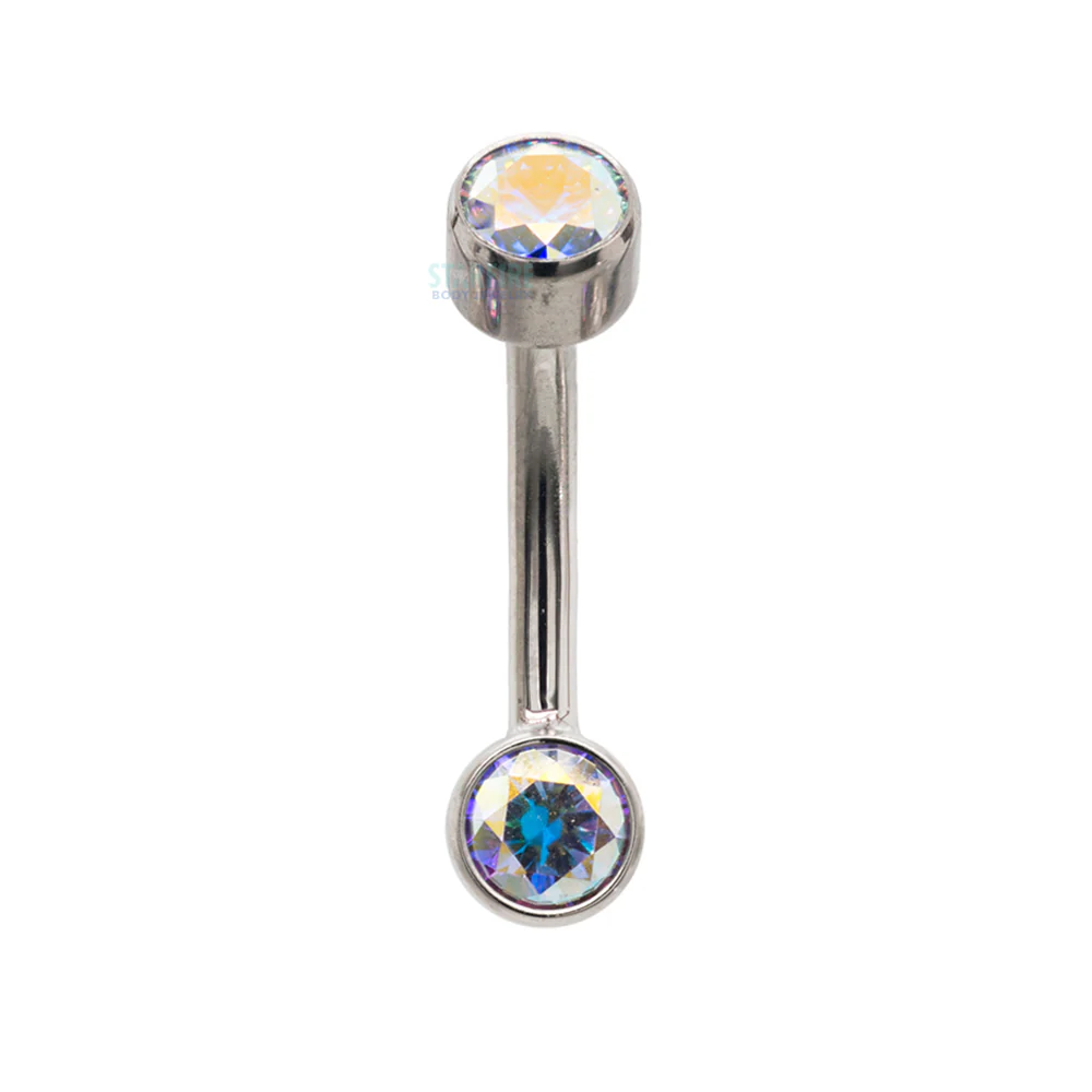 Bezel-set Brilliant-Cut Navel Curve - Image 16