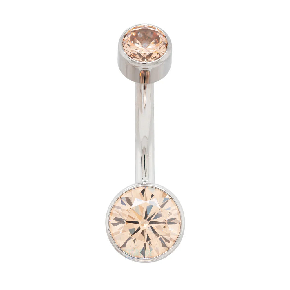 Bezel-set Brilliant-Cut Navel Curve - Image 17