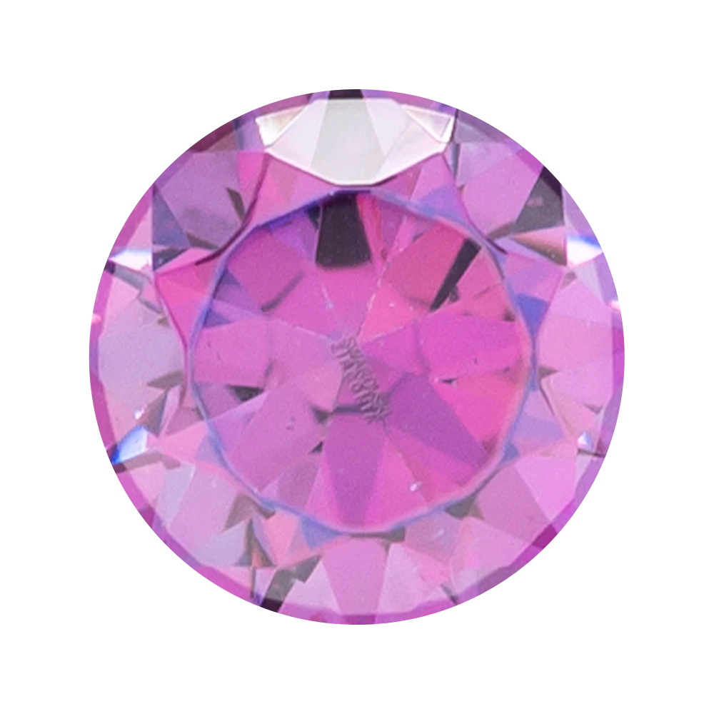 Captive Bead Ring (CBR) with Bezel-set Brilliant-Cut Gem - 16 ga. 3/8" - Image 56