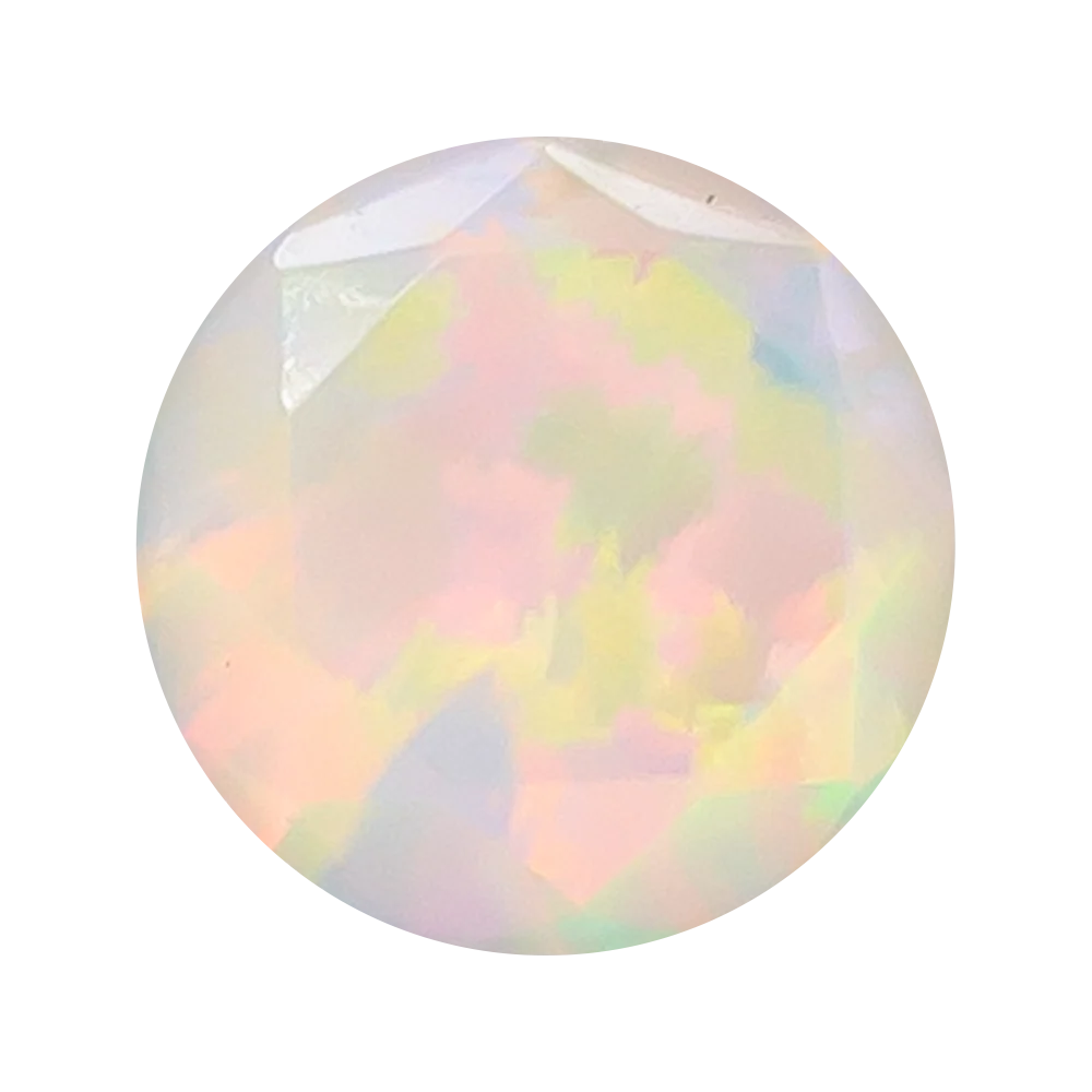 Captive Bead Ring (CBR) with Bezel-set Brilliant-Cut Gem - 16 ga. 3/8" - Image 71