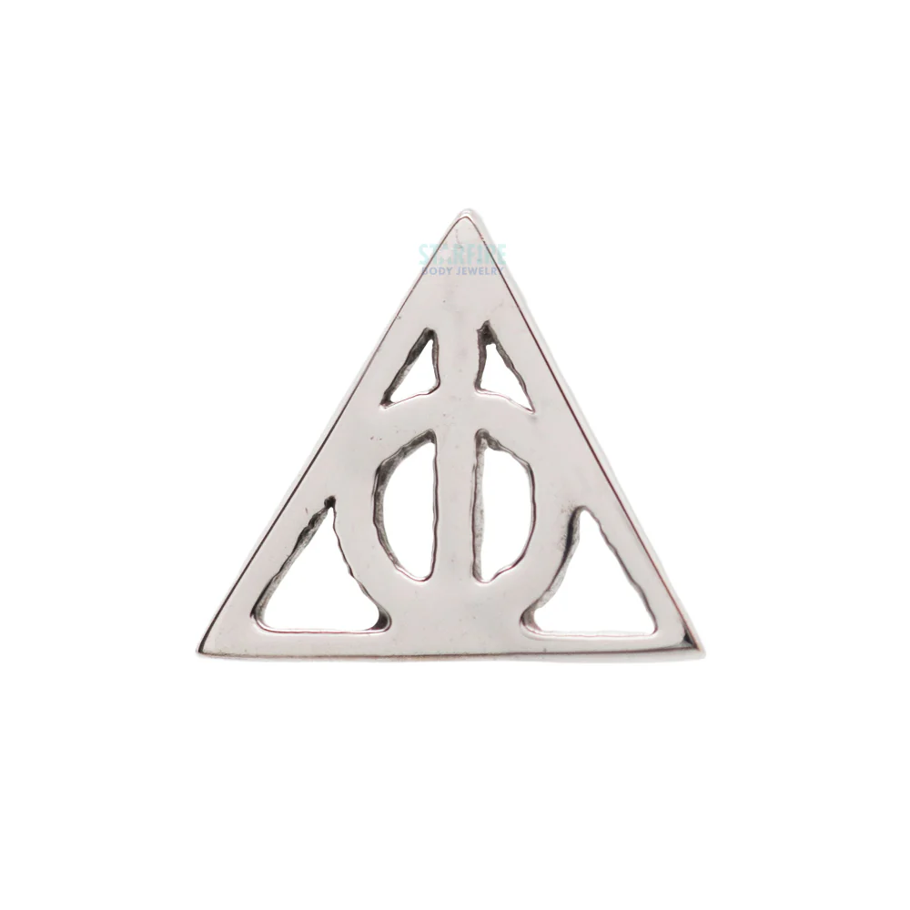 "Deathly Hallows" Threaded End in Gold - Image 5