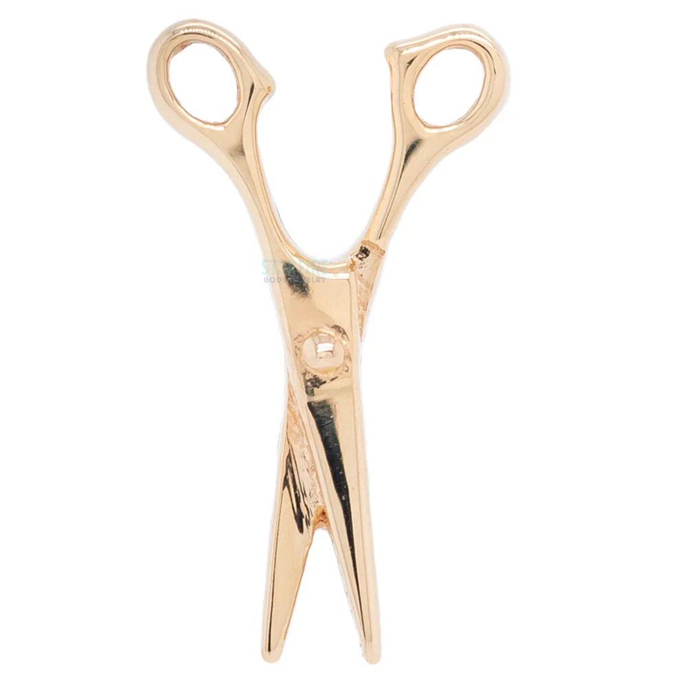Shears (scissors) Threaded End in Gold - Image 3