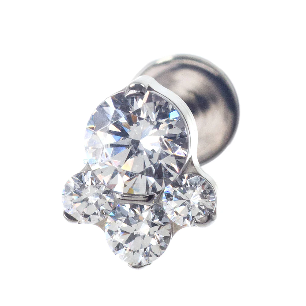 "Caeli" Prong-Set Faceted Gems on Flatback - Image 5