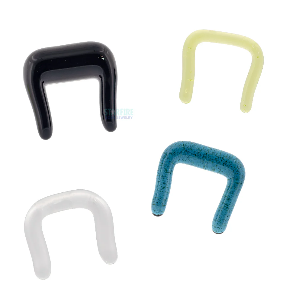 Glass Septum Retainer - Emerald - Image 3