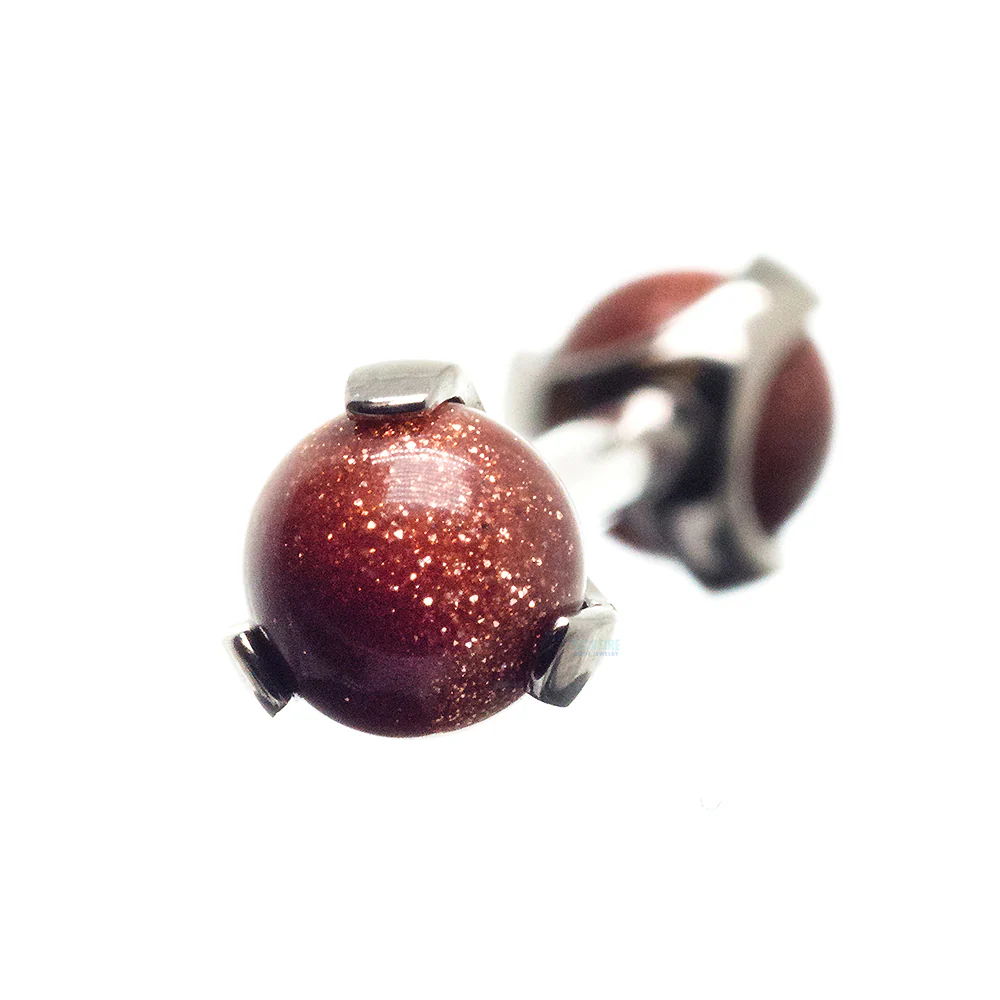 Stone Ball in Prong's Tongue Barbell - Image 12