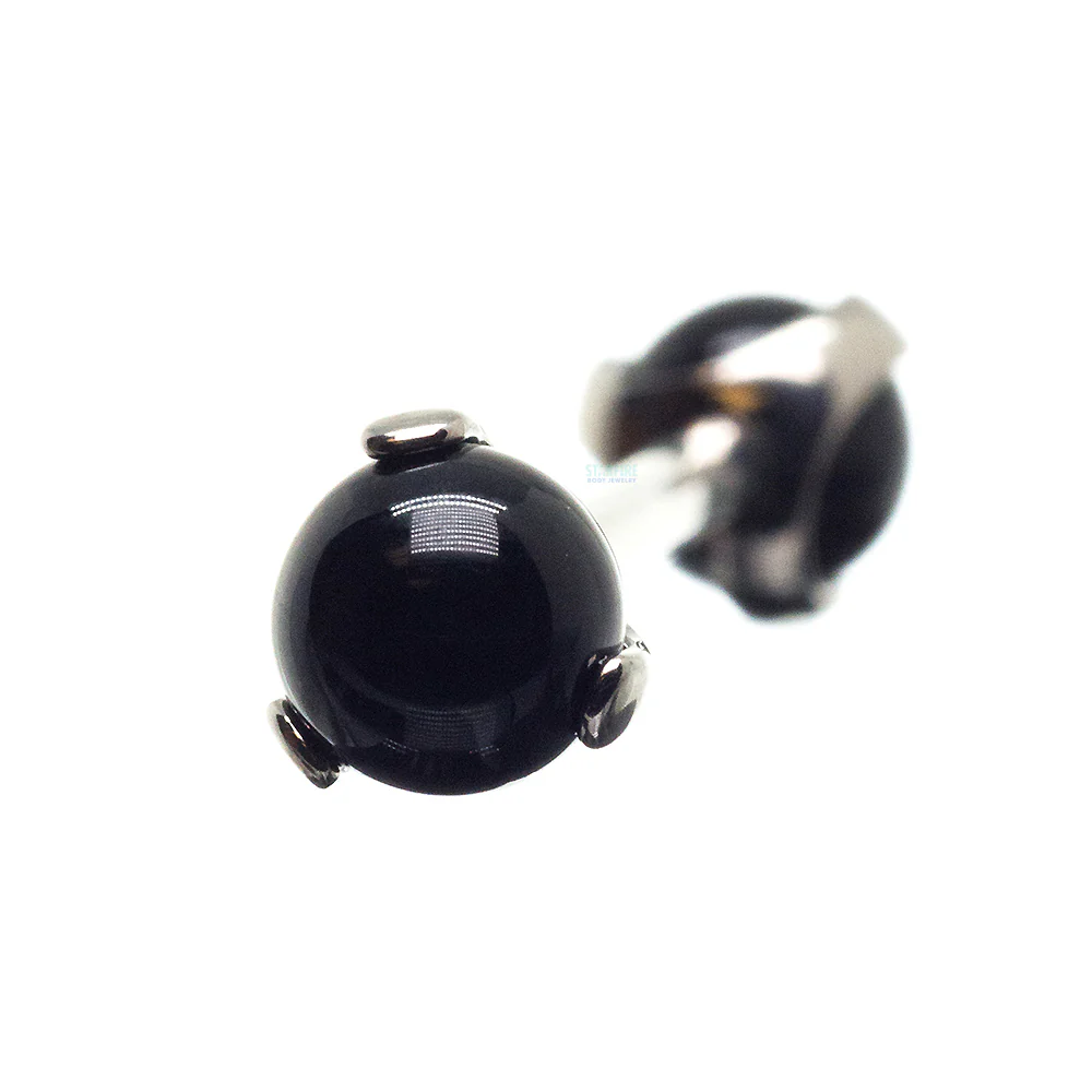 Stone Ball in Prong's Tongue Barbell - Image 18