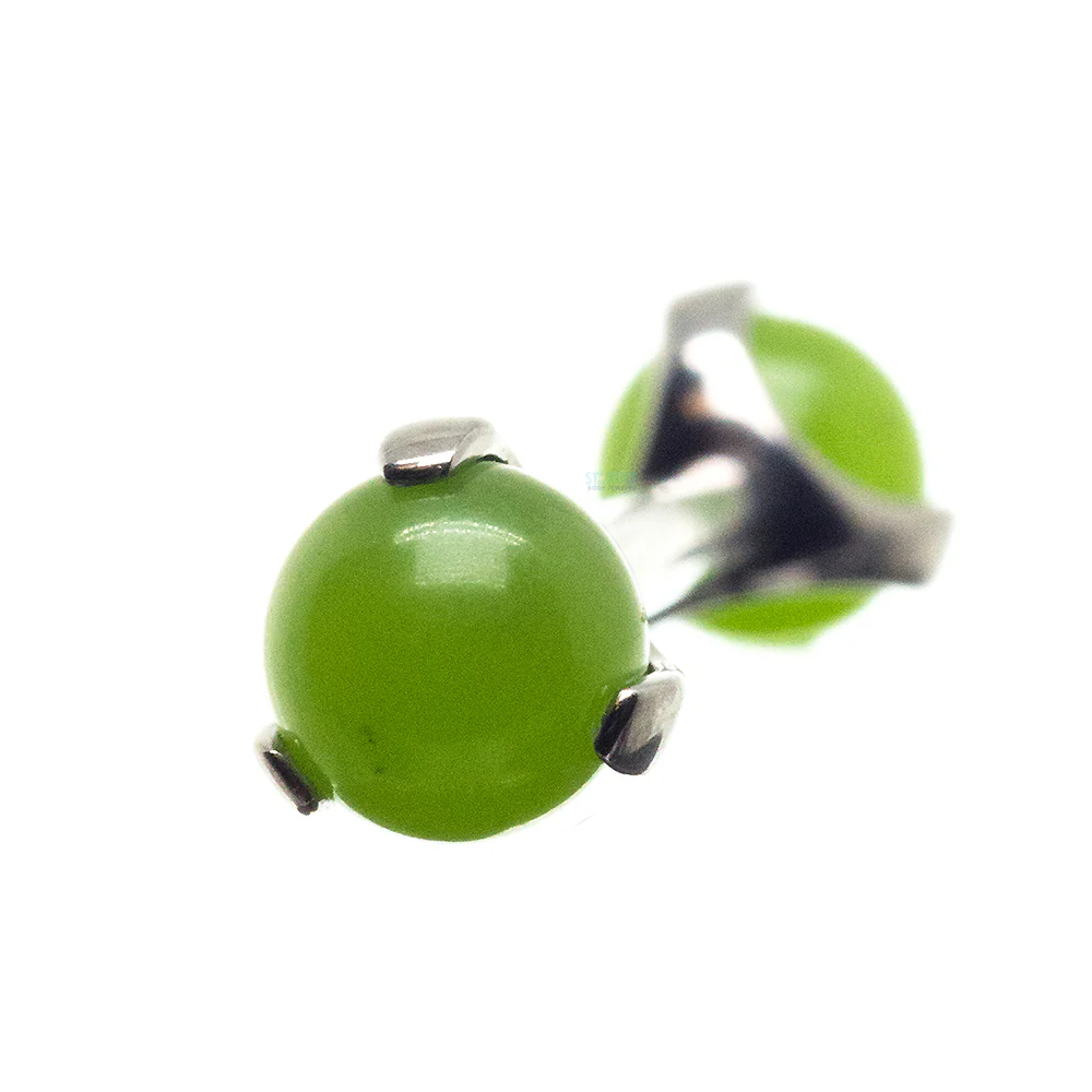 Stone Ball in Prong's Tongue Barbell - Image 6