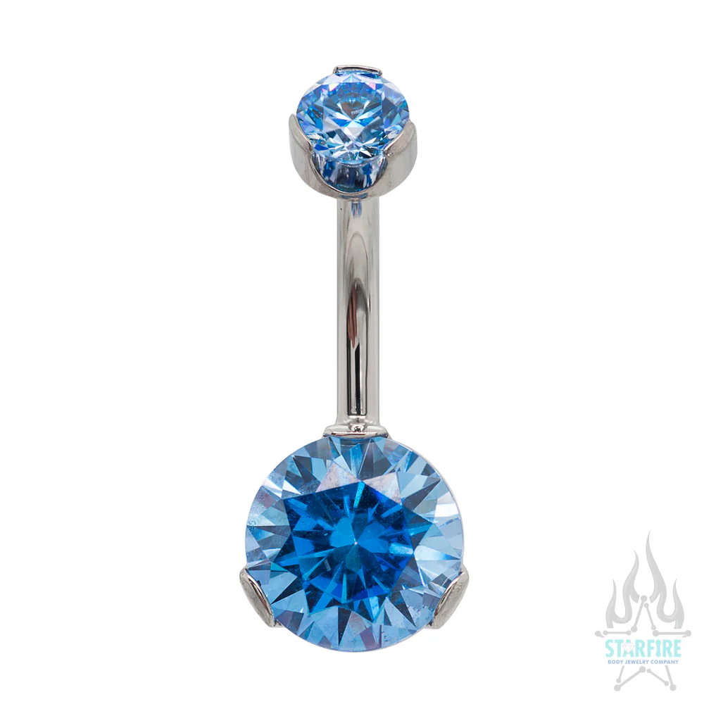 Prong-Set Brilliant-Cut Round Navel Curve - Image 13