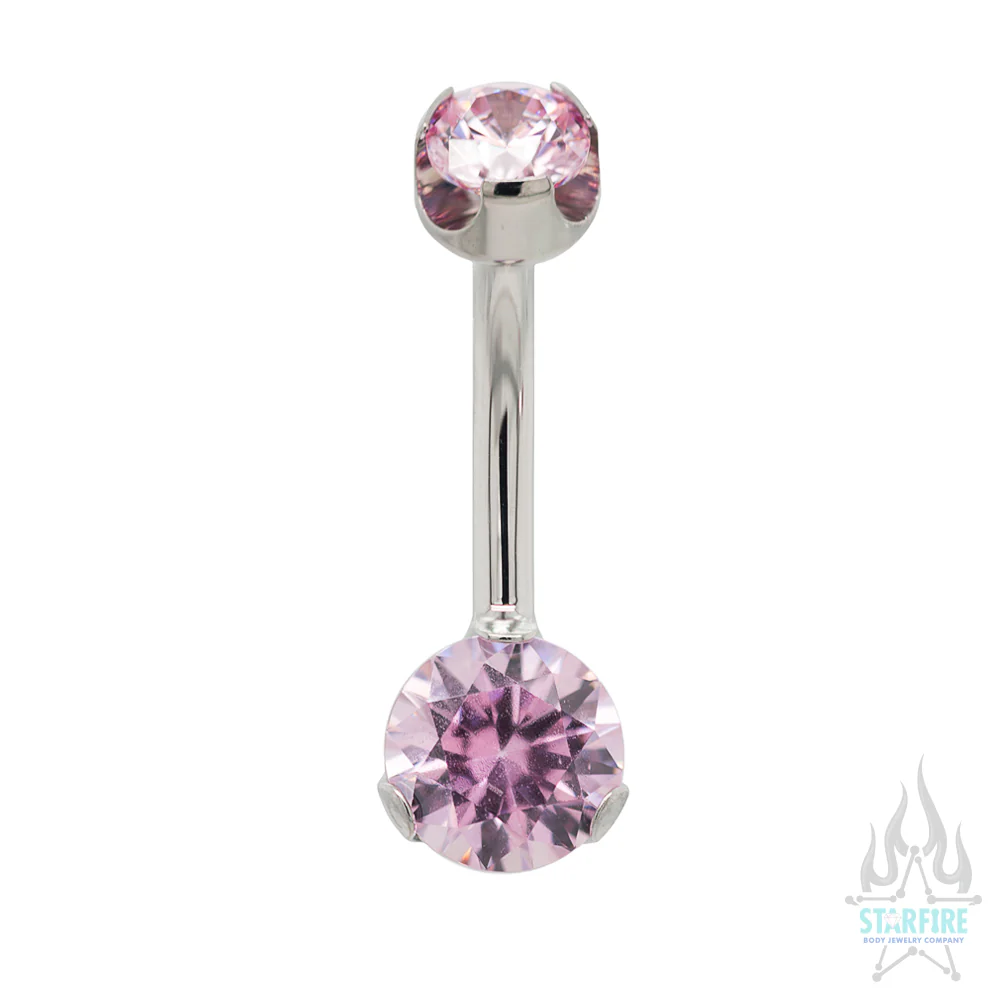 Prong-Set Brilliant-Cut Round Navel Curve - Image 25