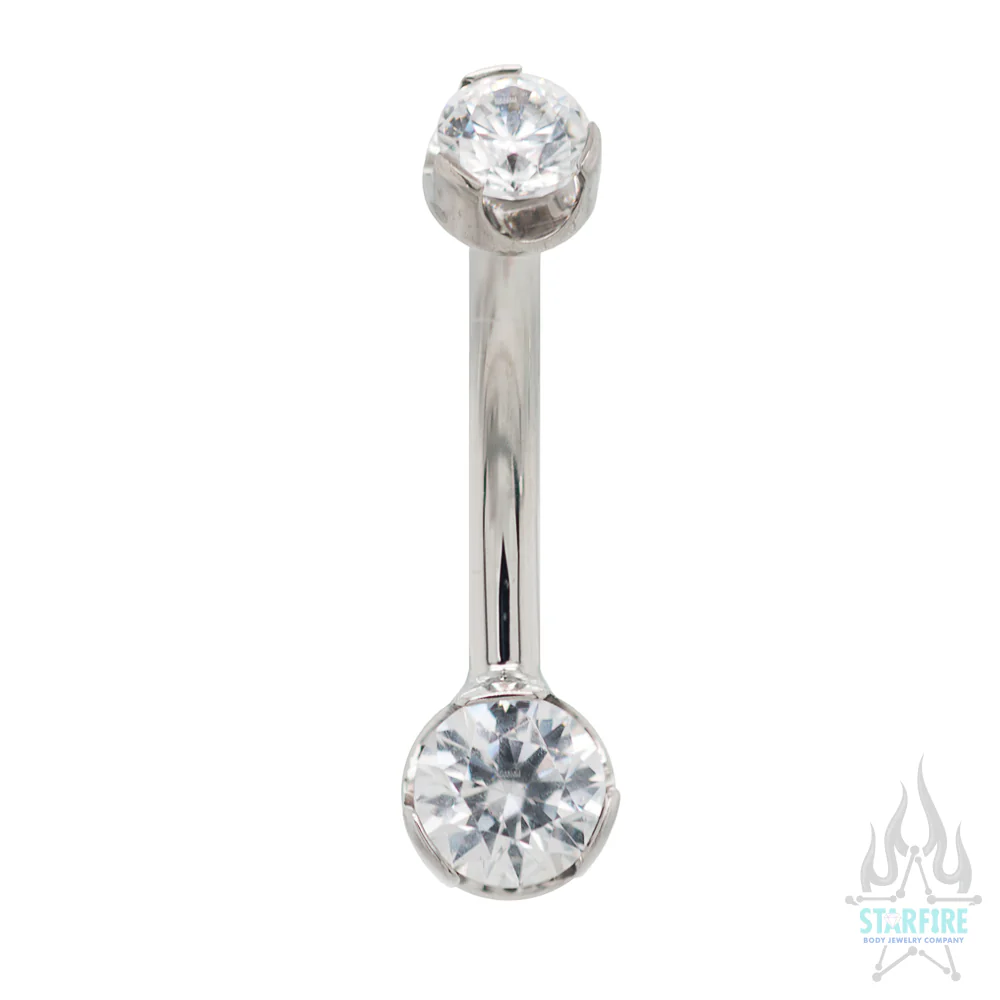 Prong-Set Brilliant-Cut Round Navel Curve - Image 8