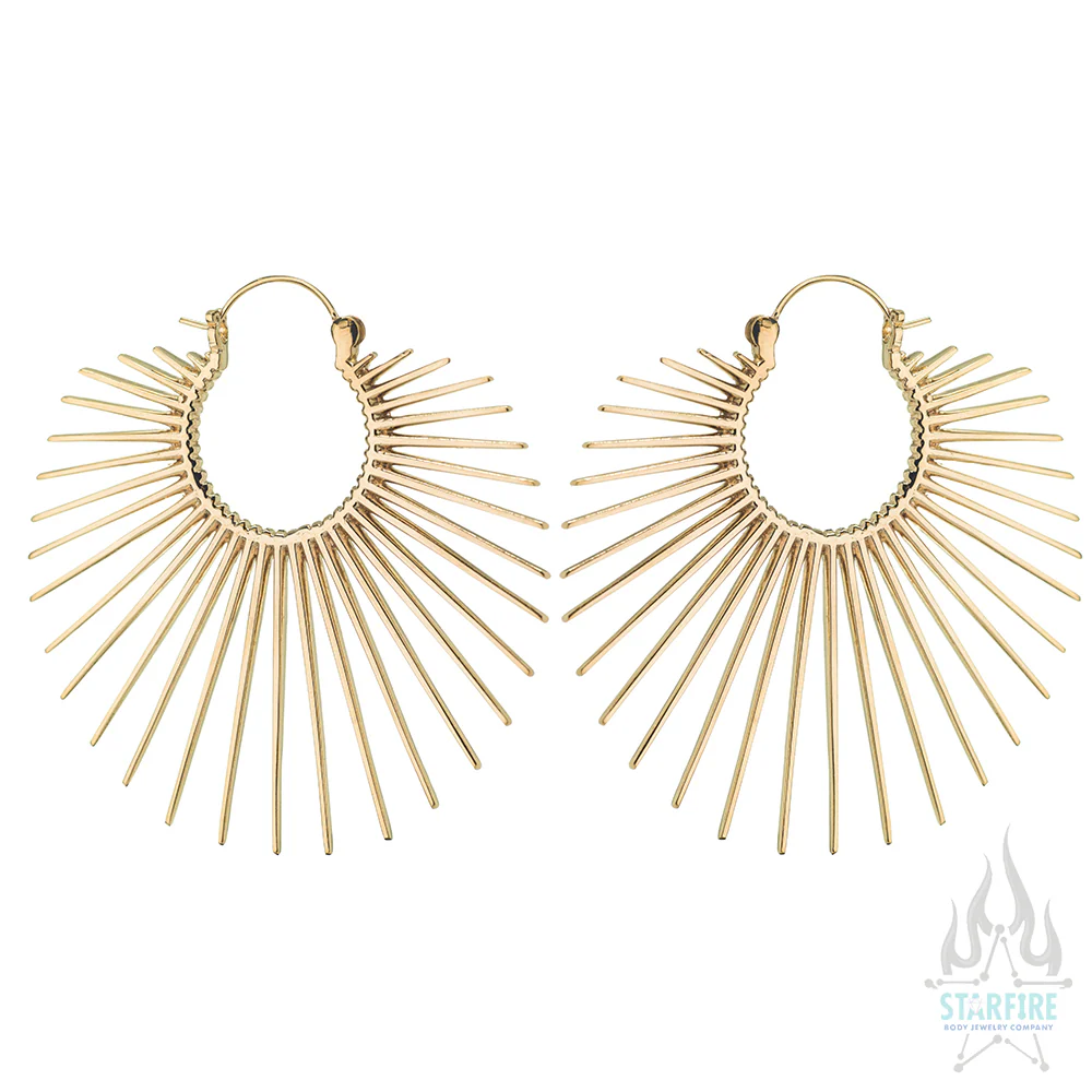 Queen Hoop Earrings - Image 3