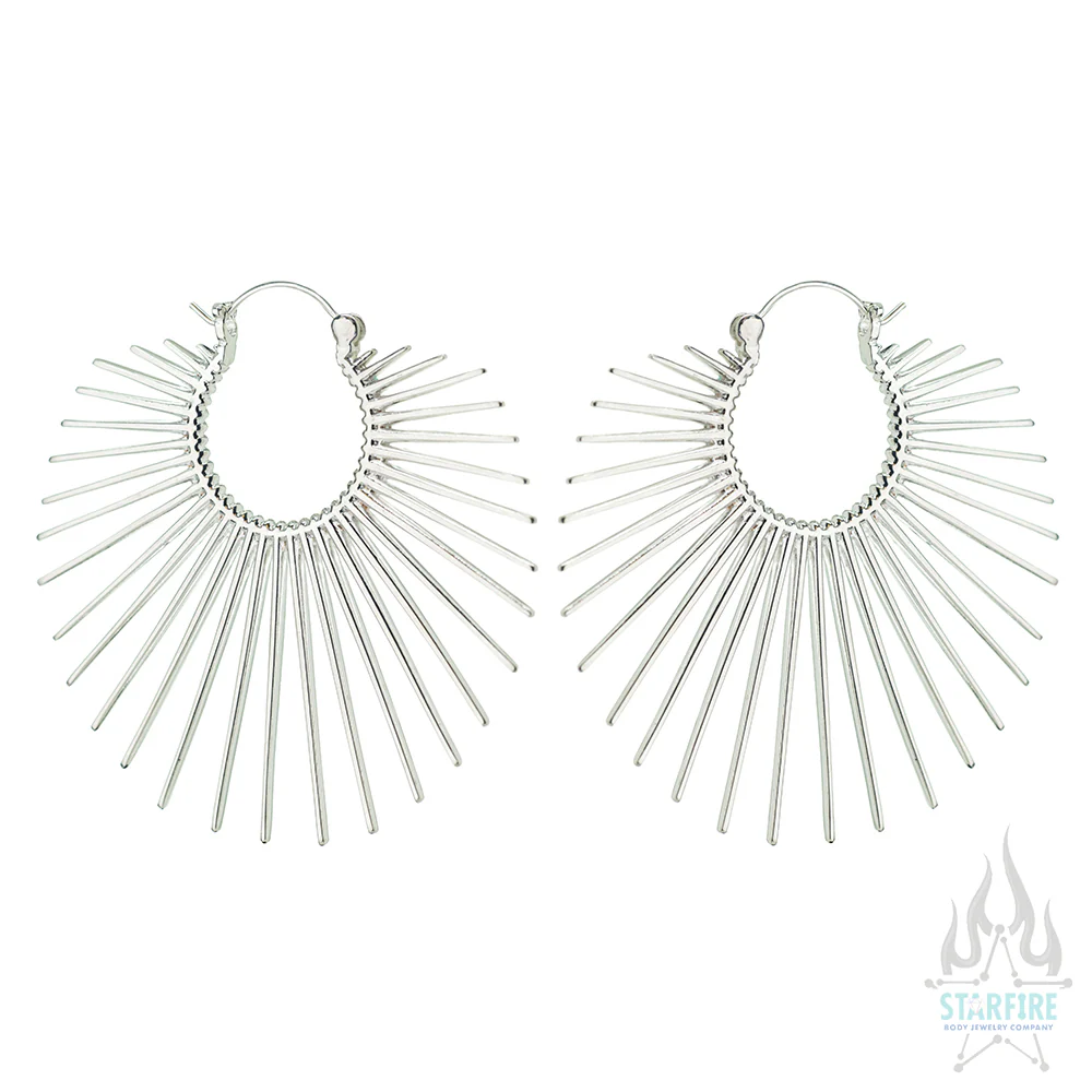 Queen Hoop Earrings - Image 4