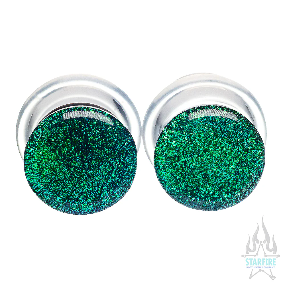Single-Flared Glass Dichro Plugs - Solid Colors - Image 10