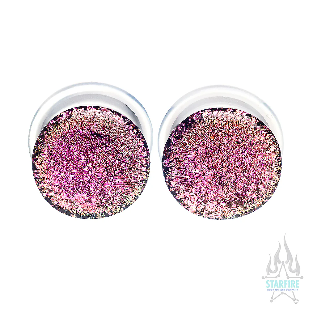 Single-Flared Glass Dichro Plugs - Solid Colors - Image 11