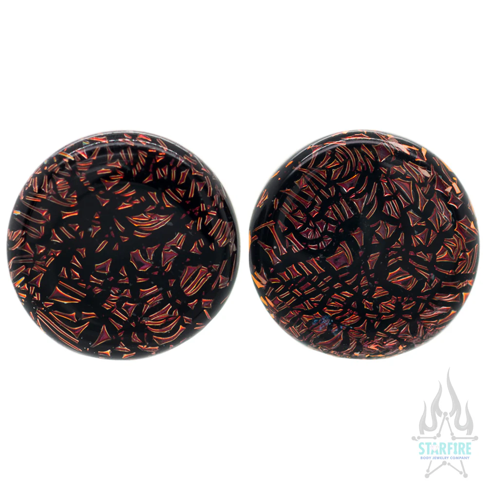 Single-Flared Glass Dichro Plugs - Solid Colors - Image 12