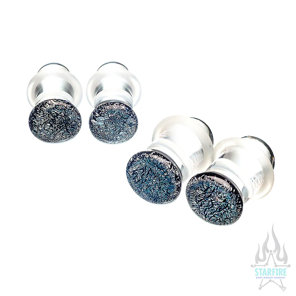 Single-Flared Glass Dichro Plugs - Solid Colors - Image 4