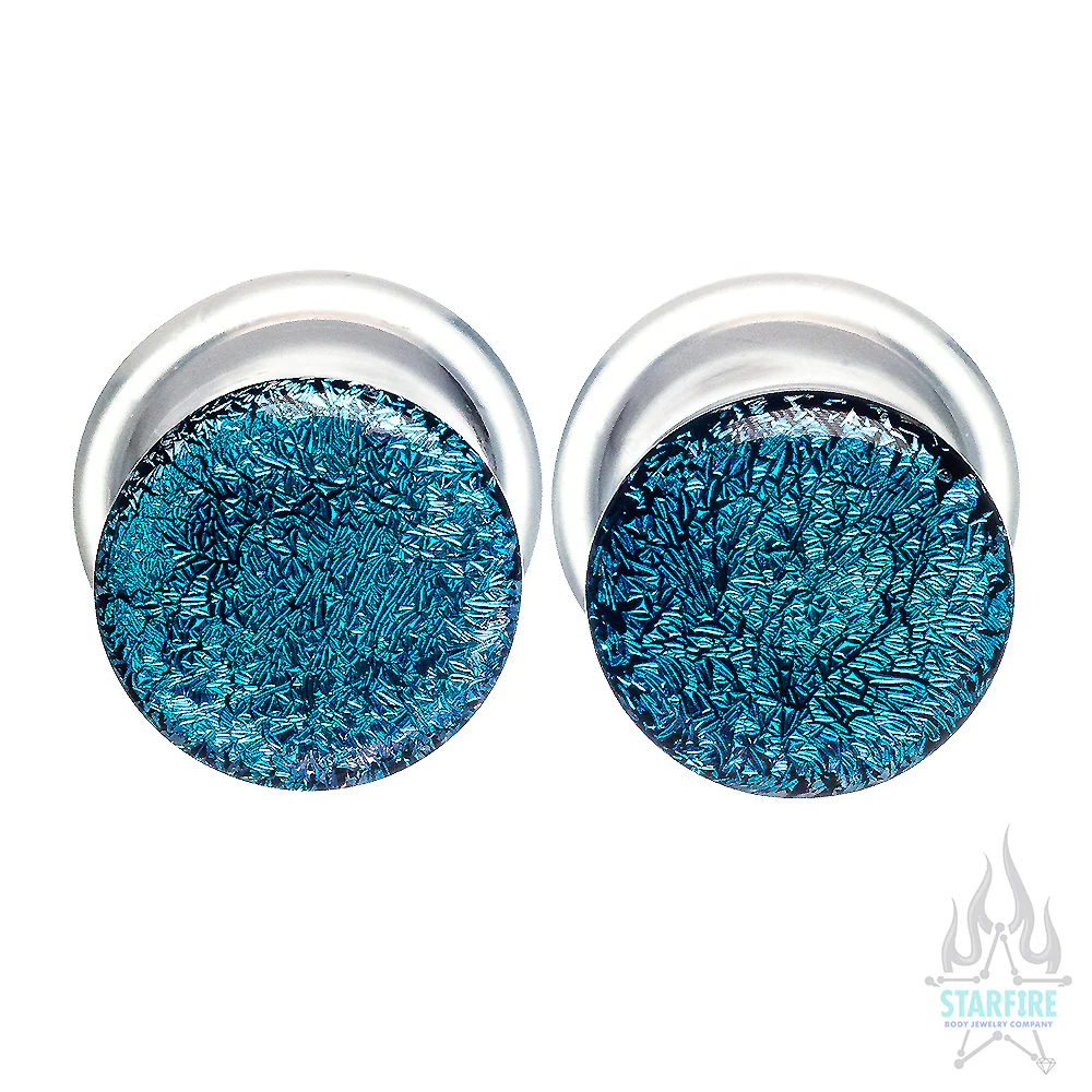 Single-Flared Glass Dichro Plugs - Solid Colors - Image 6