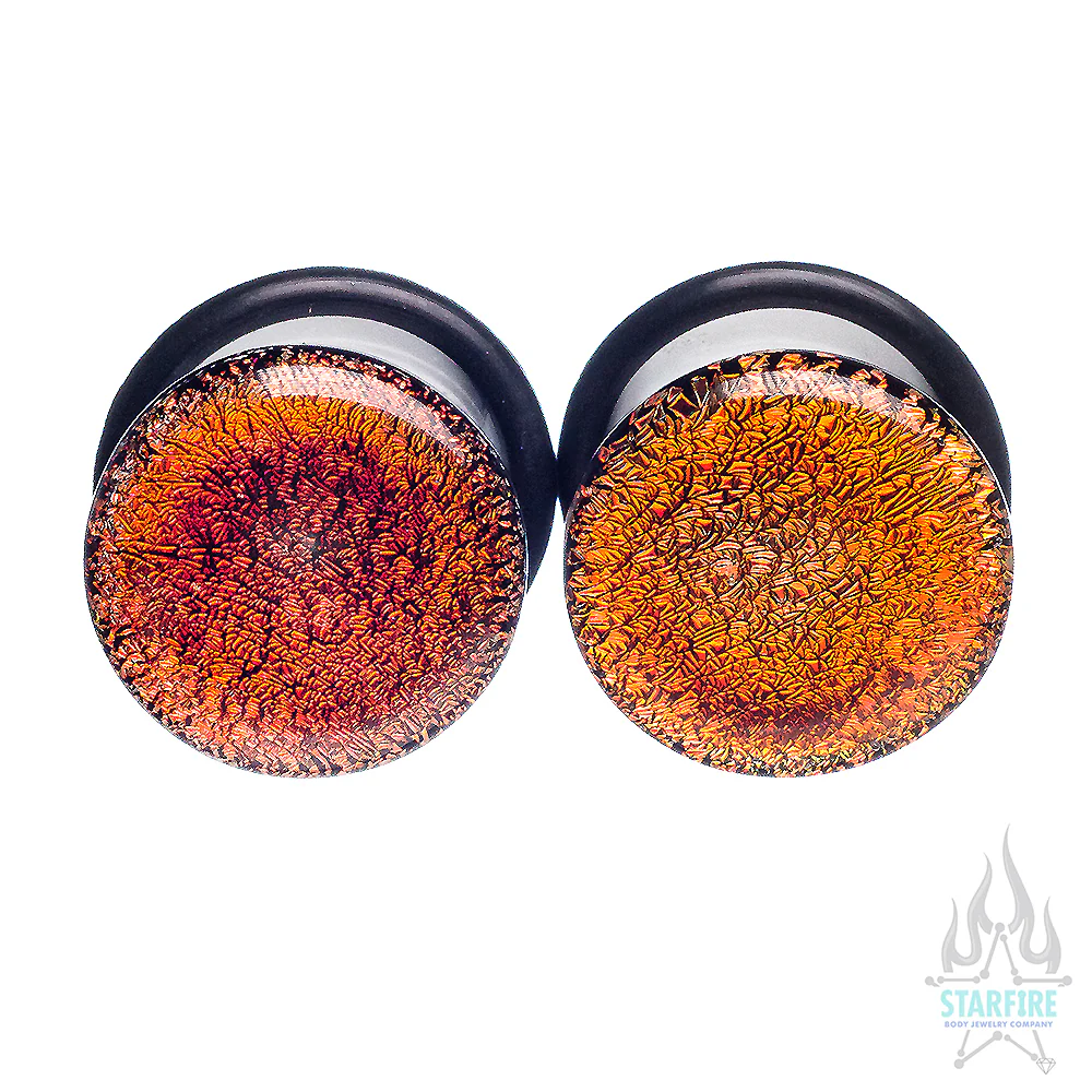 Single-Flared Glass Dichro Plugs - Solid Colors - Image 7