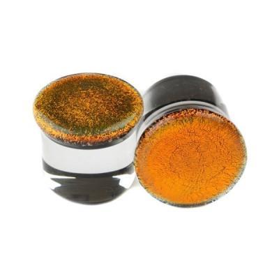 Single-Flared Glass Dichro Plugs - Solid Colors - Image 9
