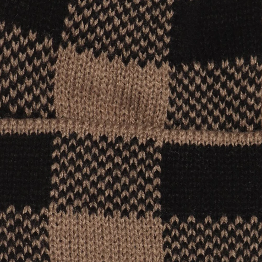 Starfire Baby Buffalo Plaid Double Pom CC Beanie - Image 4