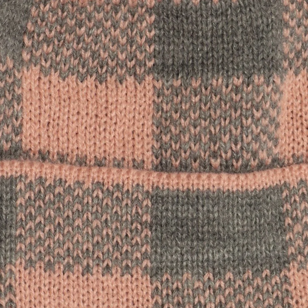 Starfire Baby Buffalo Plaid Double Pom CC Beanie - Image 6