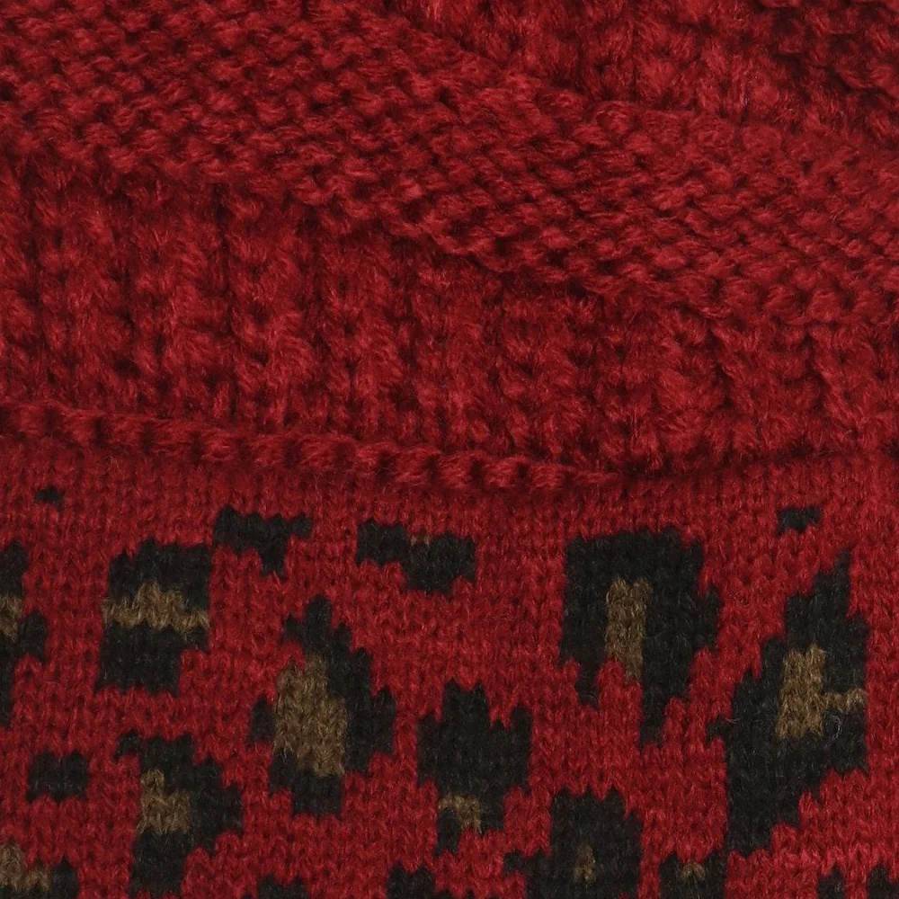 Starfire Matching Cuff Leopard CC Beanie - Image 7