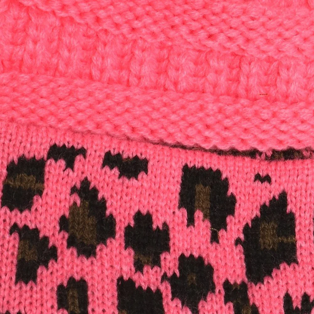 Starfire Matching Cuff Leopard CC Beanie - Image 8