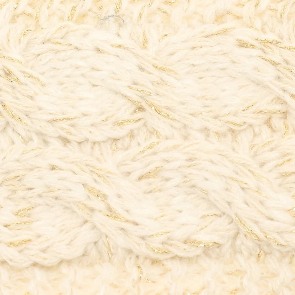 Starfire Metallic Cable Knit CC Head Wrap - Image 3