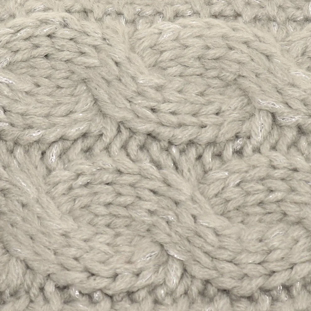 Starfire Metallic Cable Knit CC Head Wrap - Image 5