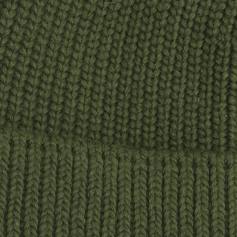 Starfire Unisex Solid Ribbed Knit Short CC Beanie - Image 4