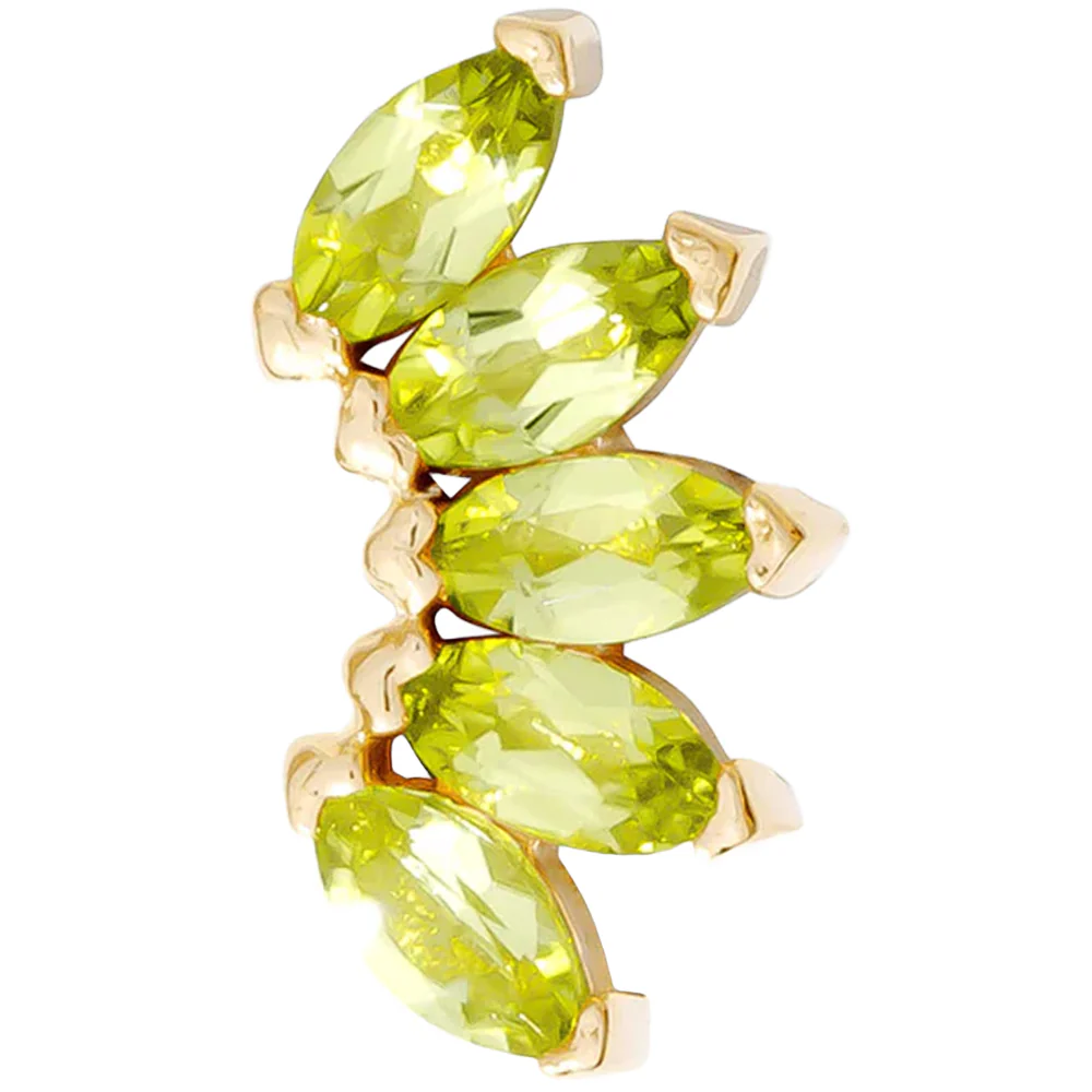 threadless: "Bella" Pin in Gold with Birthstone Gemstones - Image 13